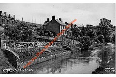 
Canal bank and houses, Risca (a31)