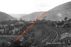 
Risca cemetery and course of MRCC tramroad and railway (a39)