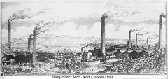 Pontymister Steelworks, 1890